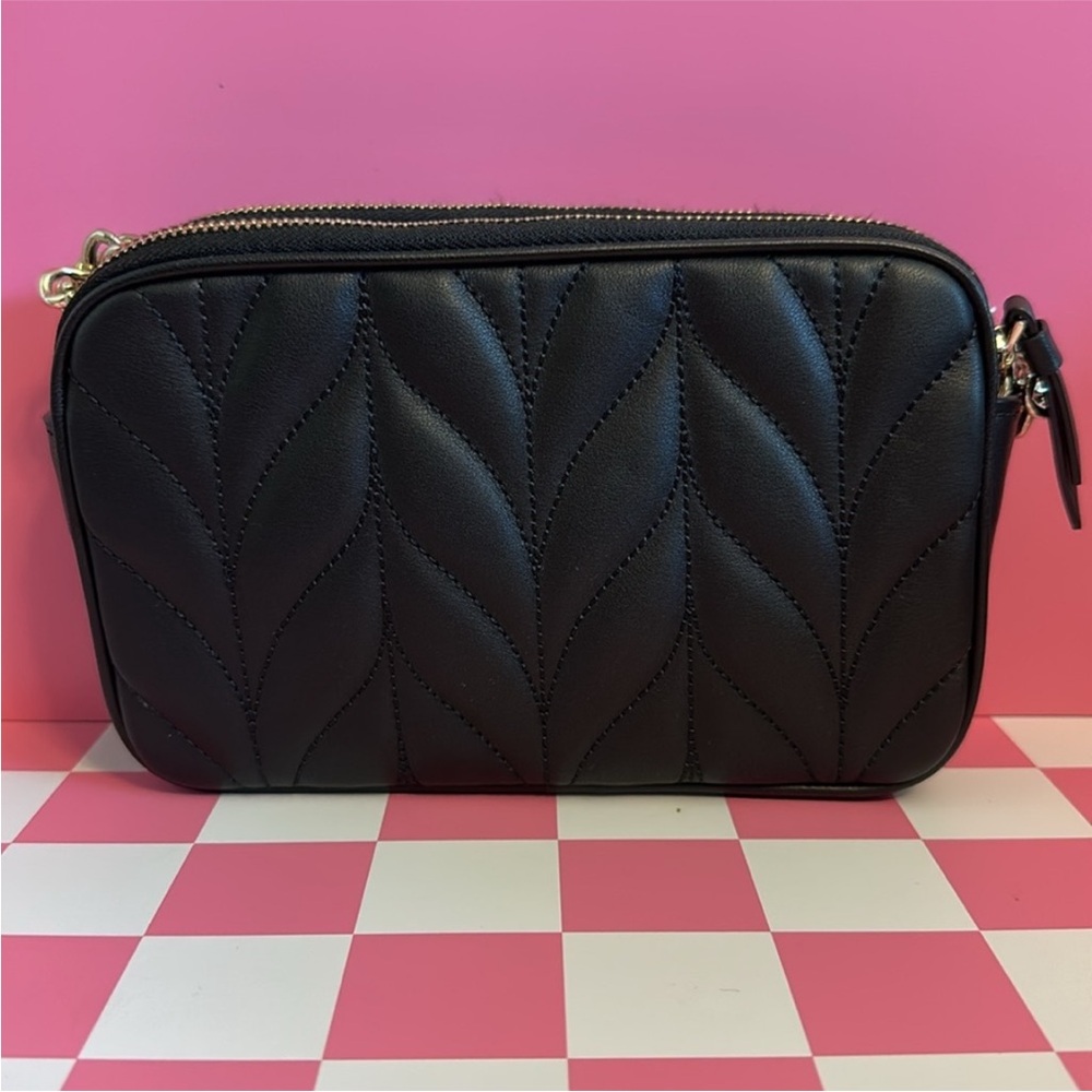 Kate Spade Briar Lane Chevron Quilted Crossbody Bag (Gold chain) - Picture 5 of 11